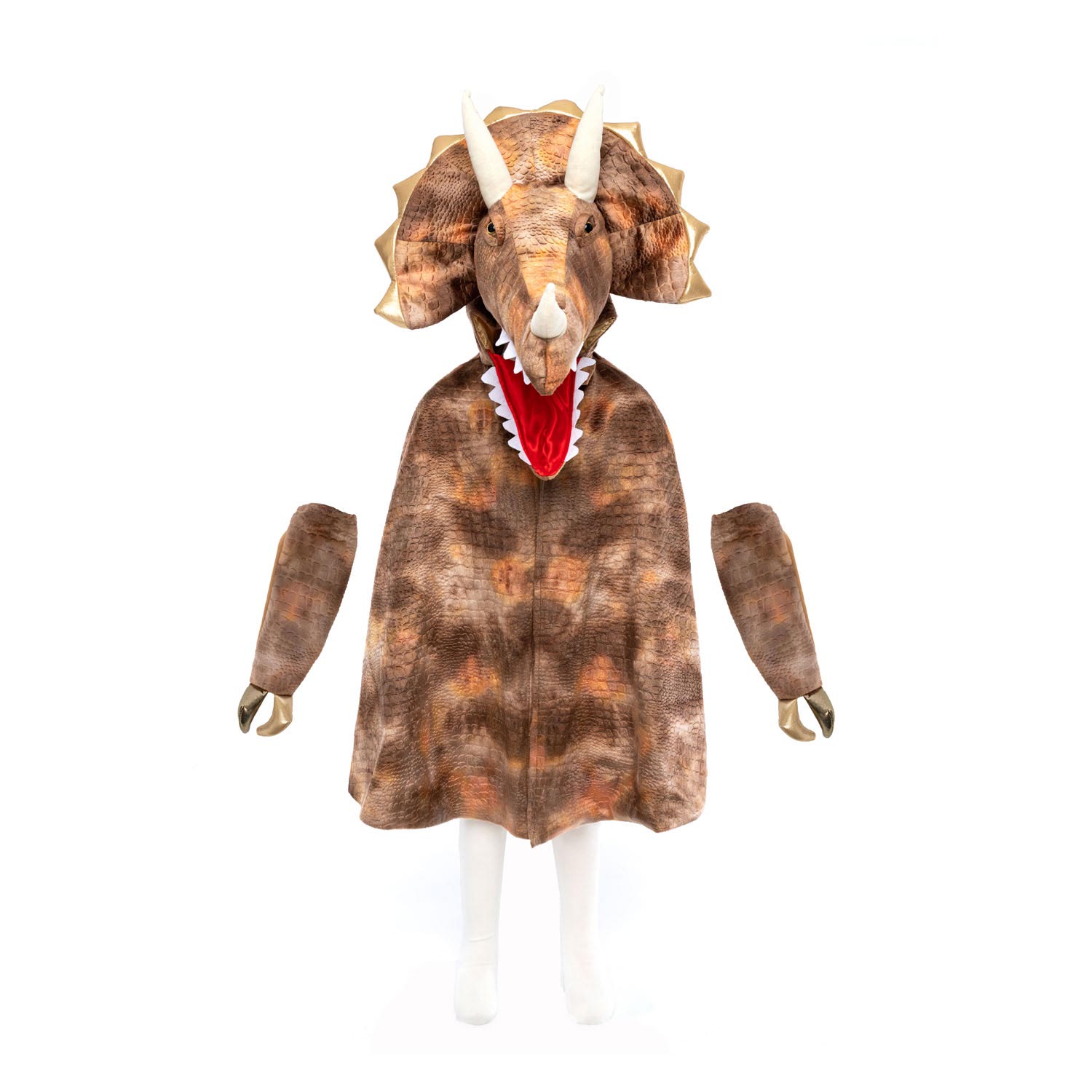 Grandasaurus Triceratops Cape met Klauwen, 7-8 jaar