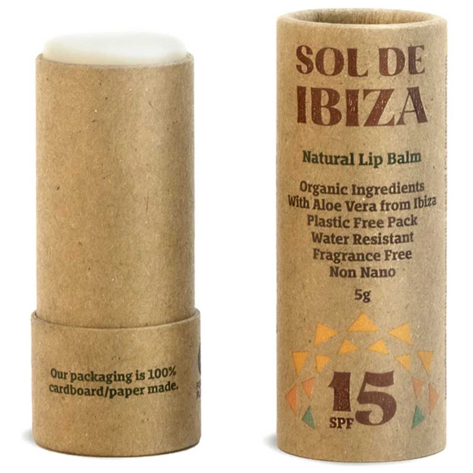 Bálsamo labial Sol de Ibiza. FPS 15. 5 gramas.