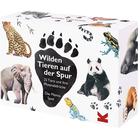 Laurence King Verlag - Wilden Tieren auf der Spur, Memospiel