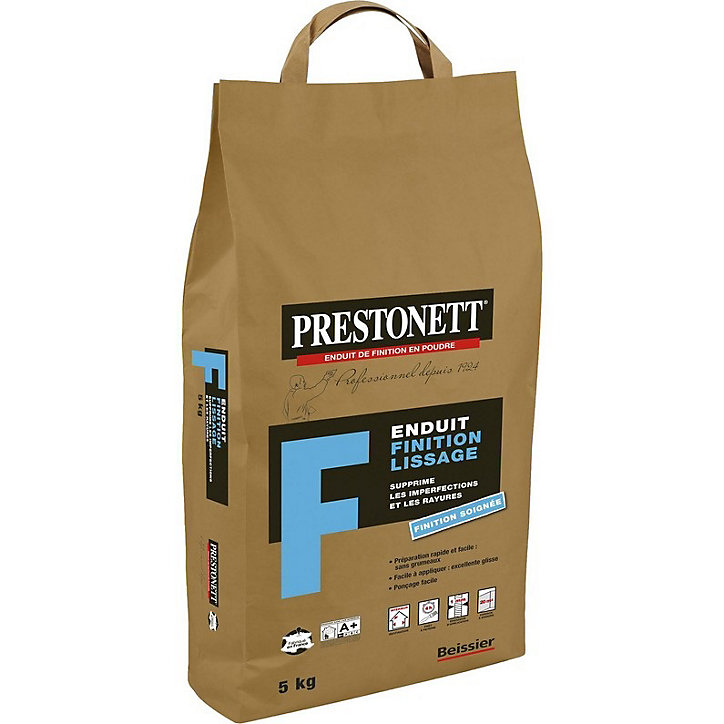 Enduit de finition lissage Prestonett 5kg