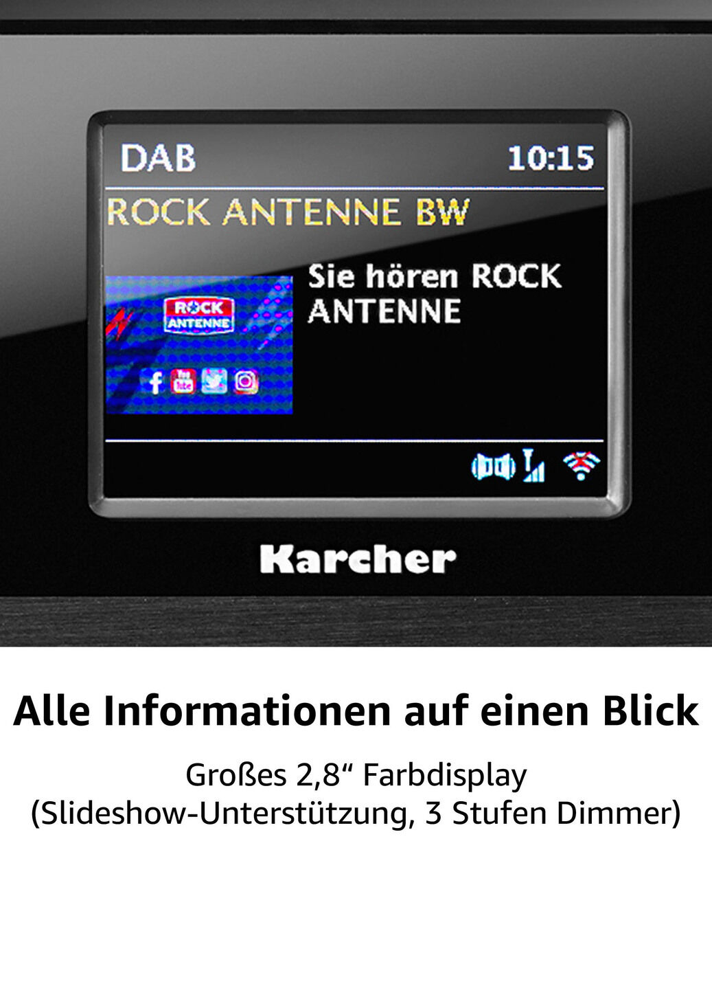 «Karcher» Internetradio mit CD-Spieler