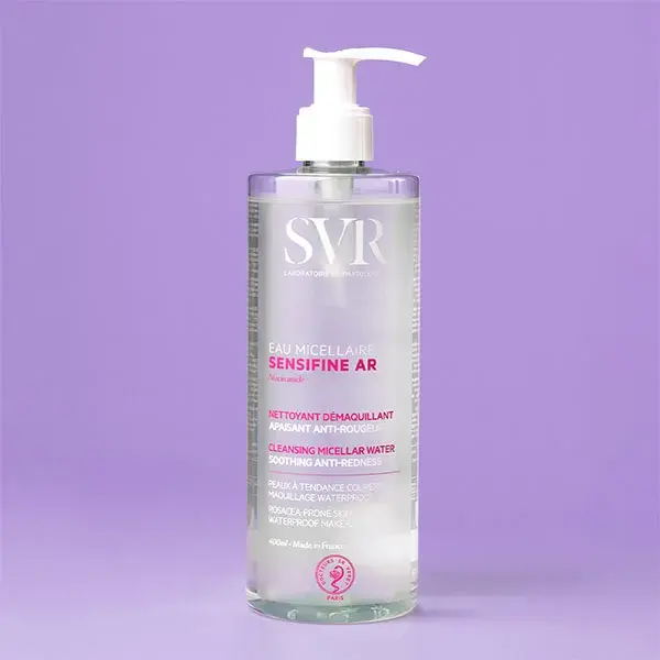 SVR SENSIFINE AR EAU MICELLAIRE Anti-Rougeurs Nettoyante Démaquillante 400ML