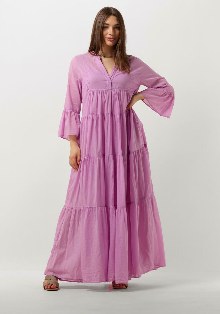 DEVOTION lila devotion maxi jurk manousia