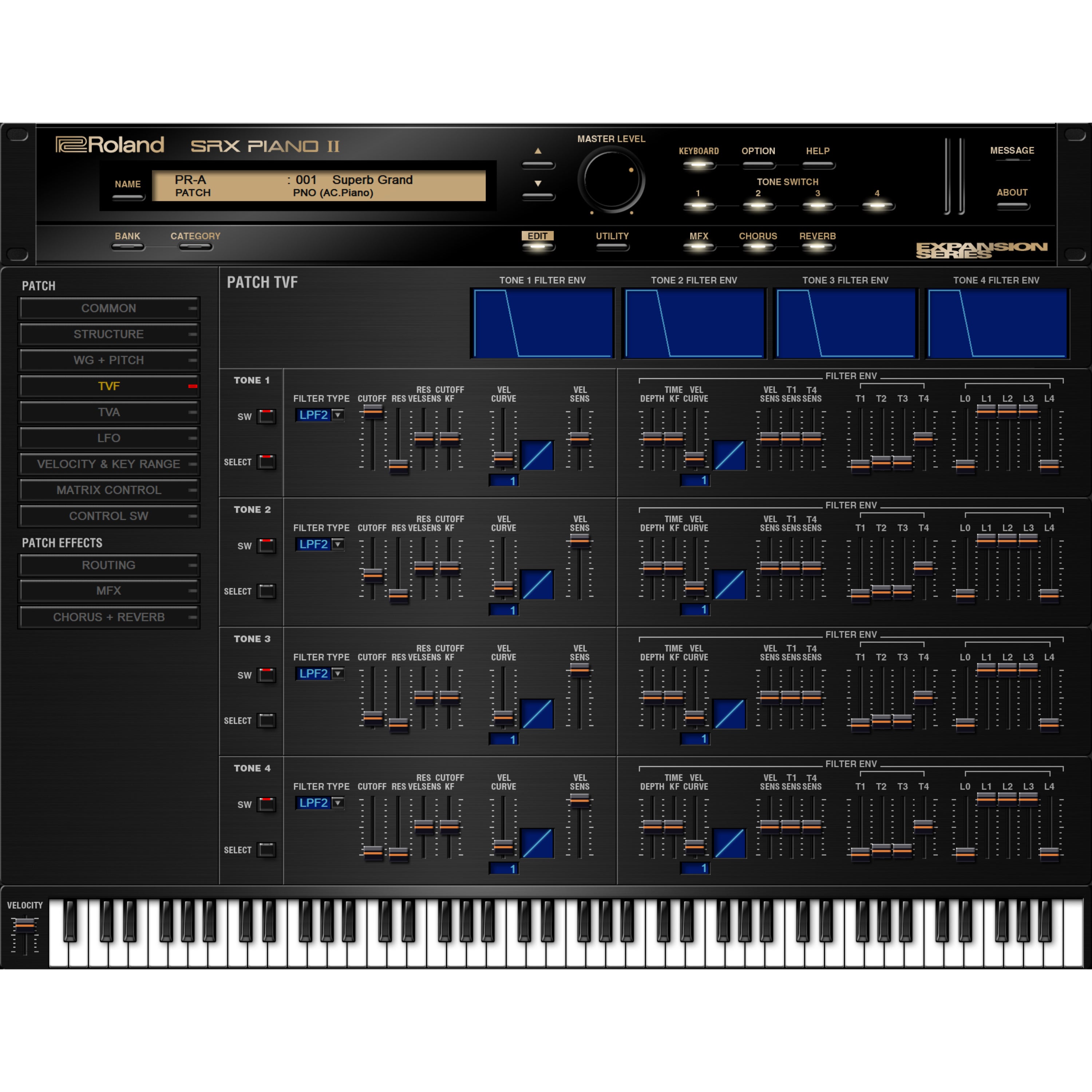 Roland Cloud SRX Piano II (download)