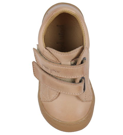 Pom Pom Lauflernschuh - First Sport Klettband - Alt Rose
