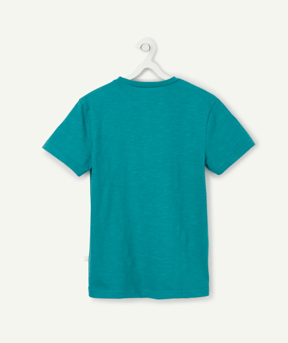 COSMIC VIBES - T-SHIRT VERT VIERGE EN COTON BIO ENFANT