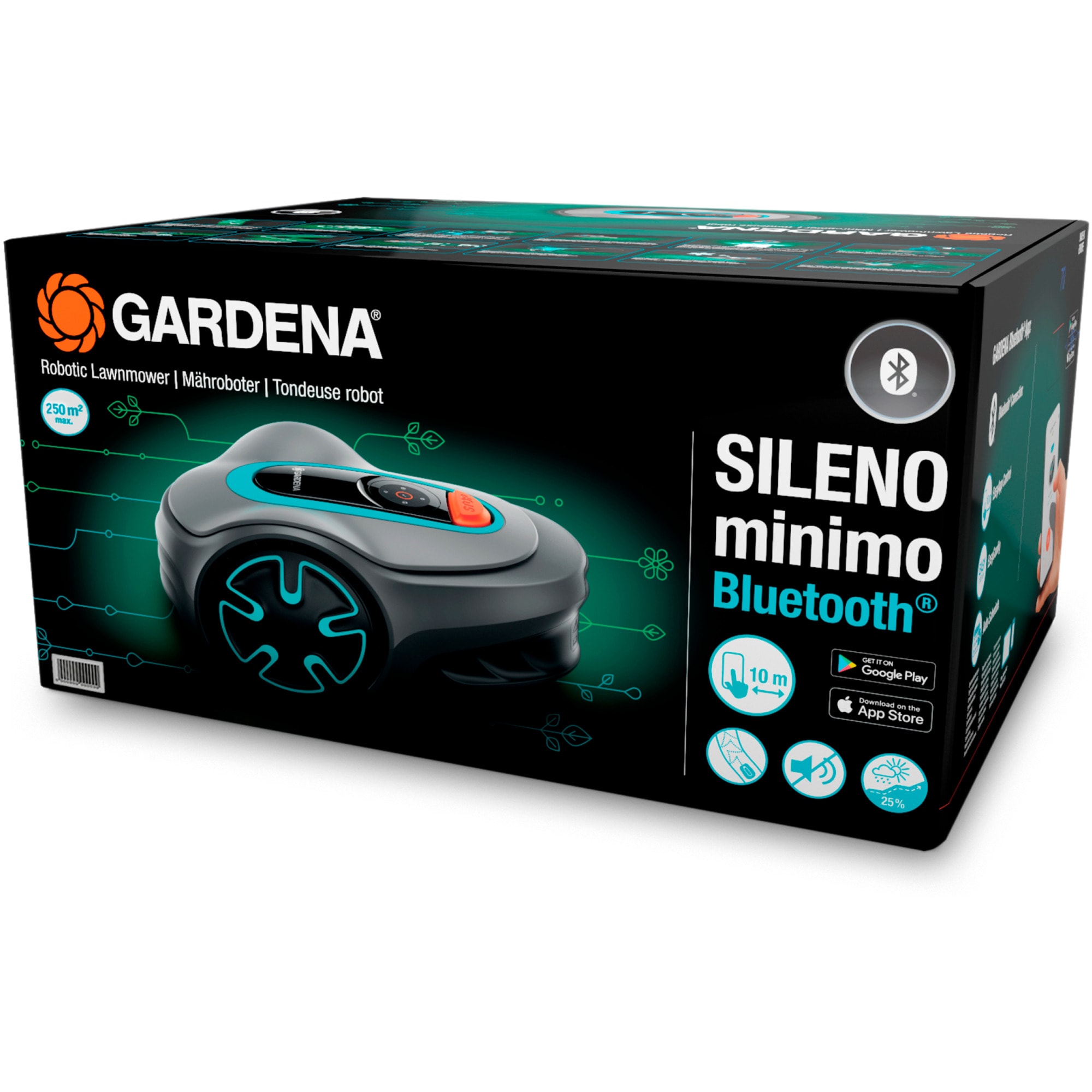 GARDENA Mähroboter Mähroboter SILENO minimo 250m²