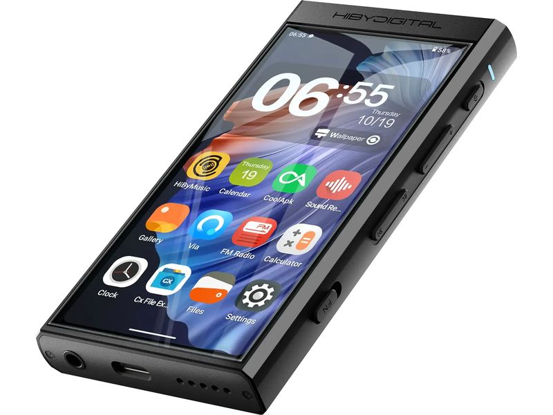 HiBy HiRes-Player M300 Schwarz Hi-Res tragbarer Android-Musikplayer