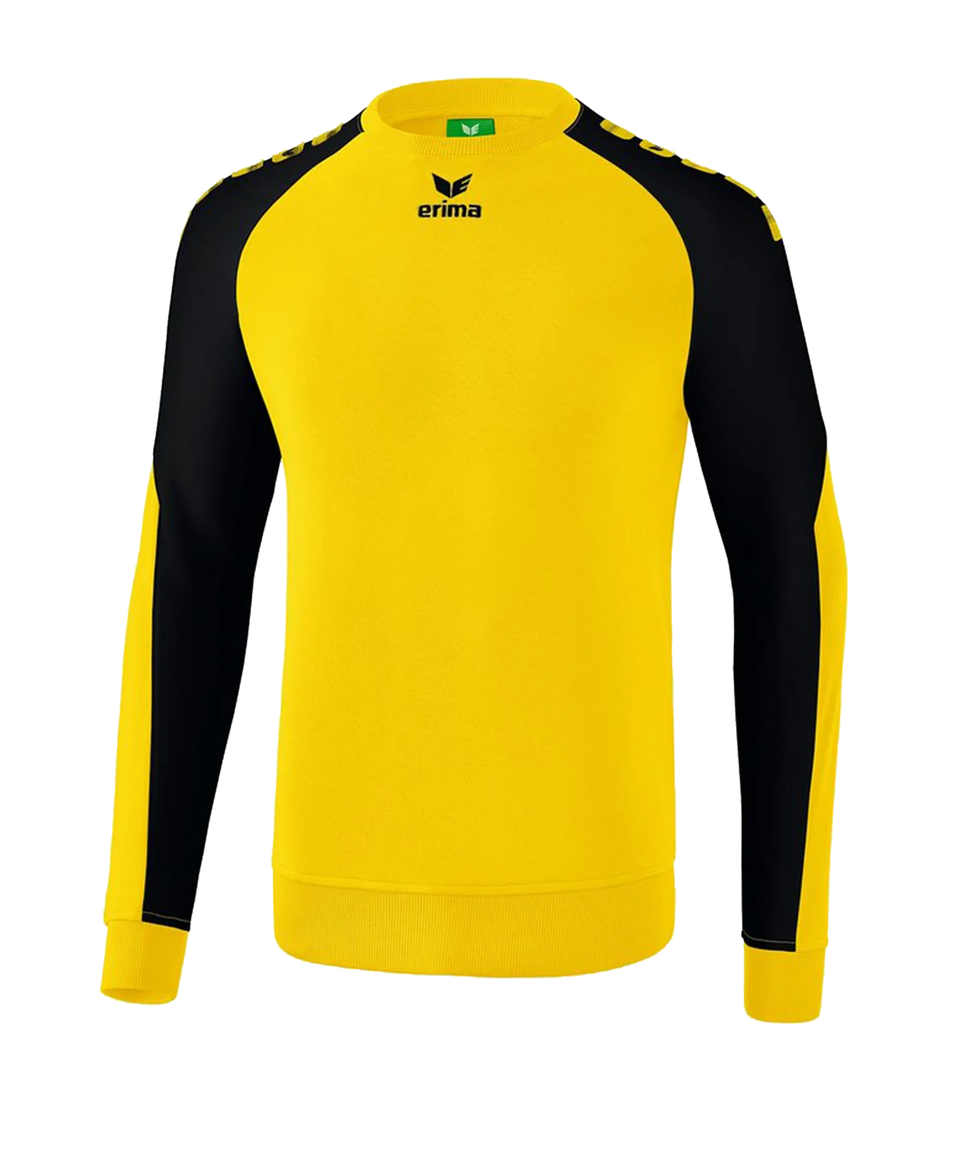 Erima Essential 5-C Sweatshirt Gelb Schwarz