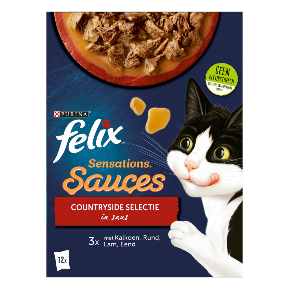 Felix Sensations Sauces Countryside Selectie in Saus12 x 85 gr