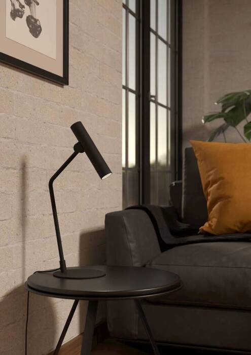 Eglo Almudaina bordlampe m/LED-lyskilde sort