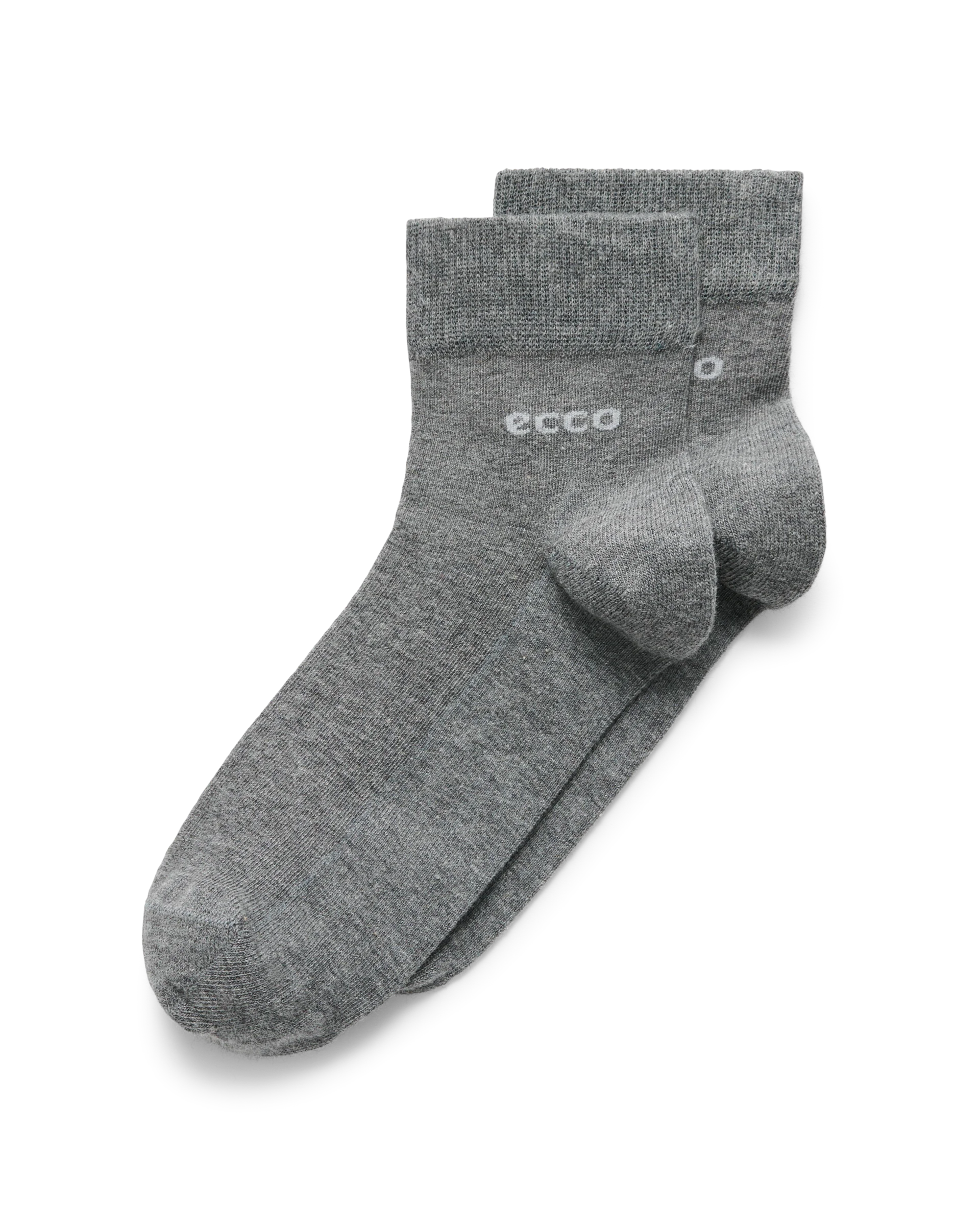 ECCO Longlife Ankle Cut Unisex Knöchelsocken Grau