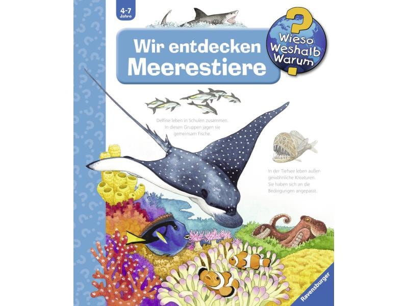 Ravensburger Kinder-Sachbuch WWW Wir entdecken Meerestiere Klappbuch