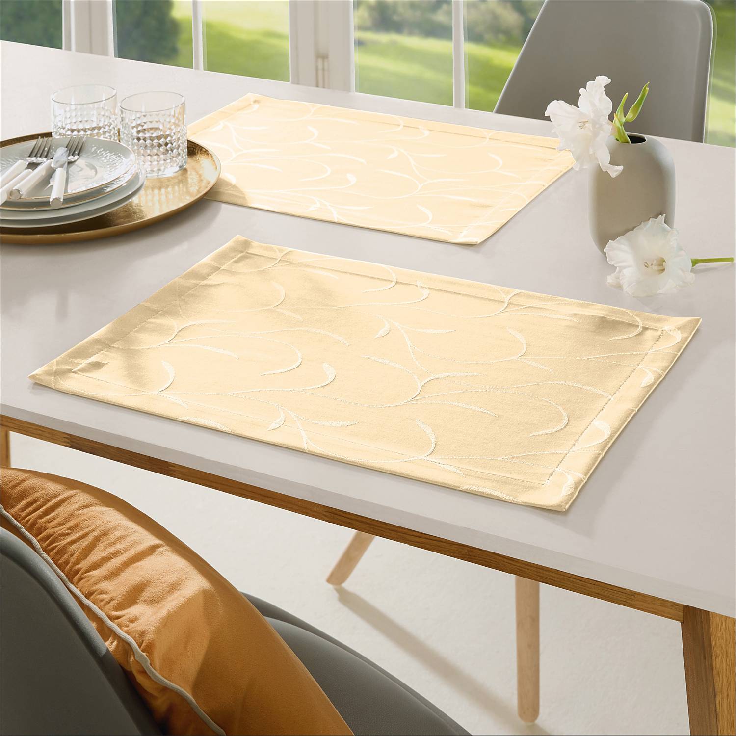 Erwin Müller Jacquard-Damast Tischset 