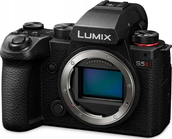 Panasonic Lumix S5II, 24,2 MP, 12000 x 8000 pixel, CMOS, 6K Ultra HD, Berøringsskærm, Sort