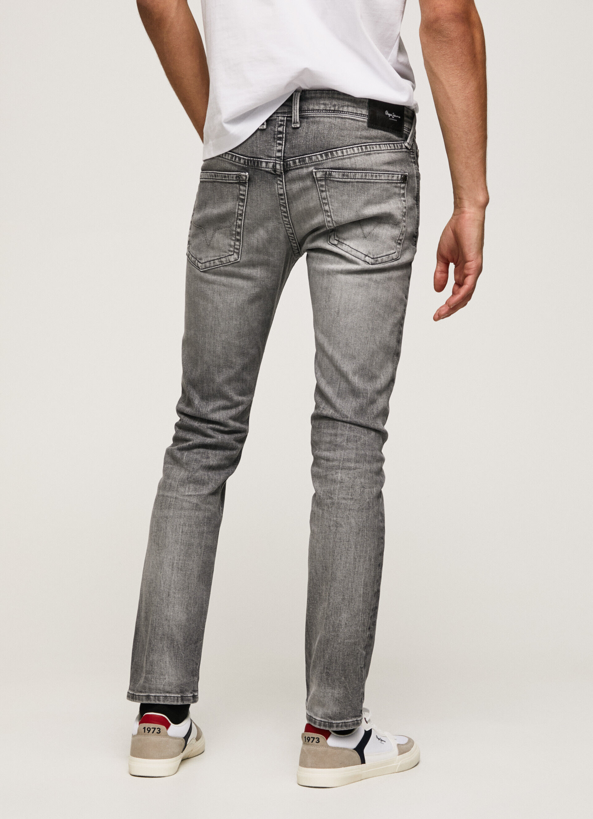 Calça jeans Hatch Fit Slim com cintura baixa - jeans
