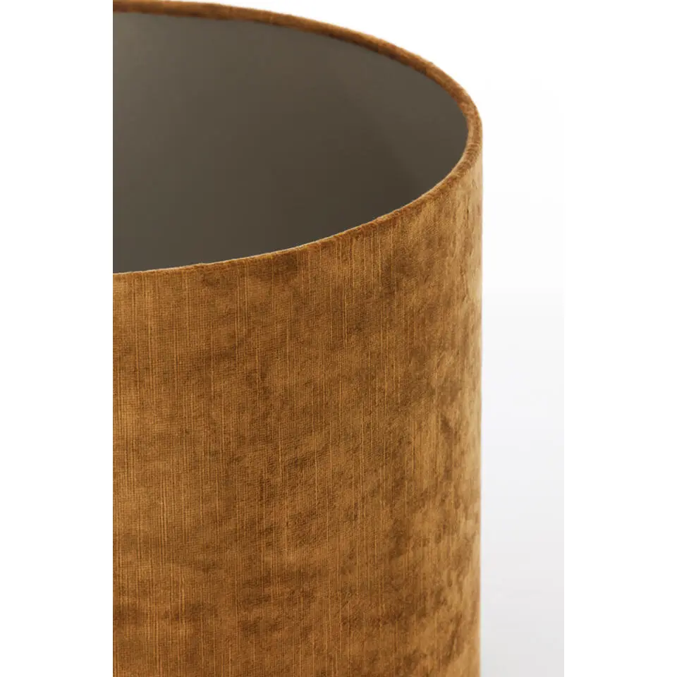 Cilinder Lampenkap Gemstone - Goud - Ø40x30cm