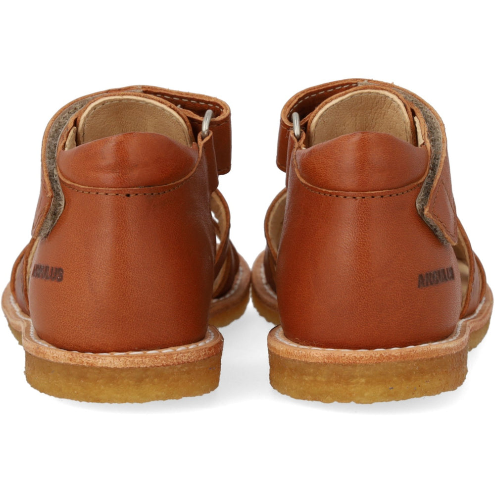 Køb Angulus Begyndersandal M. Velcro Cognac 5019-201-1545