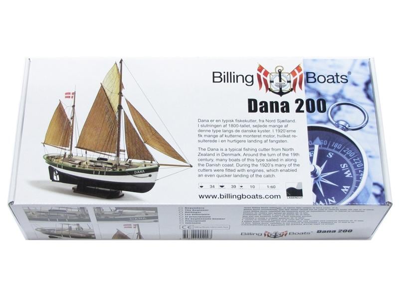 Billing Boats Bausatz Fischerboot Dana, 390 mm 1:60 Fischerboot Modellbausatz