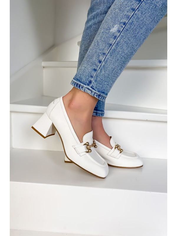 Mocassins E656E2 Pasman Bianco - Semerdjian