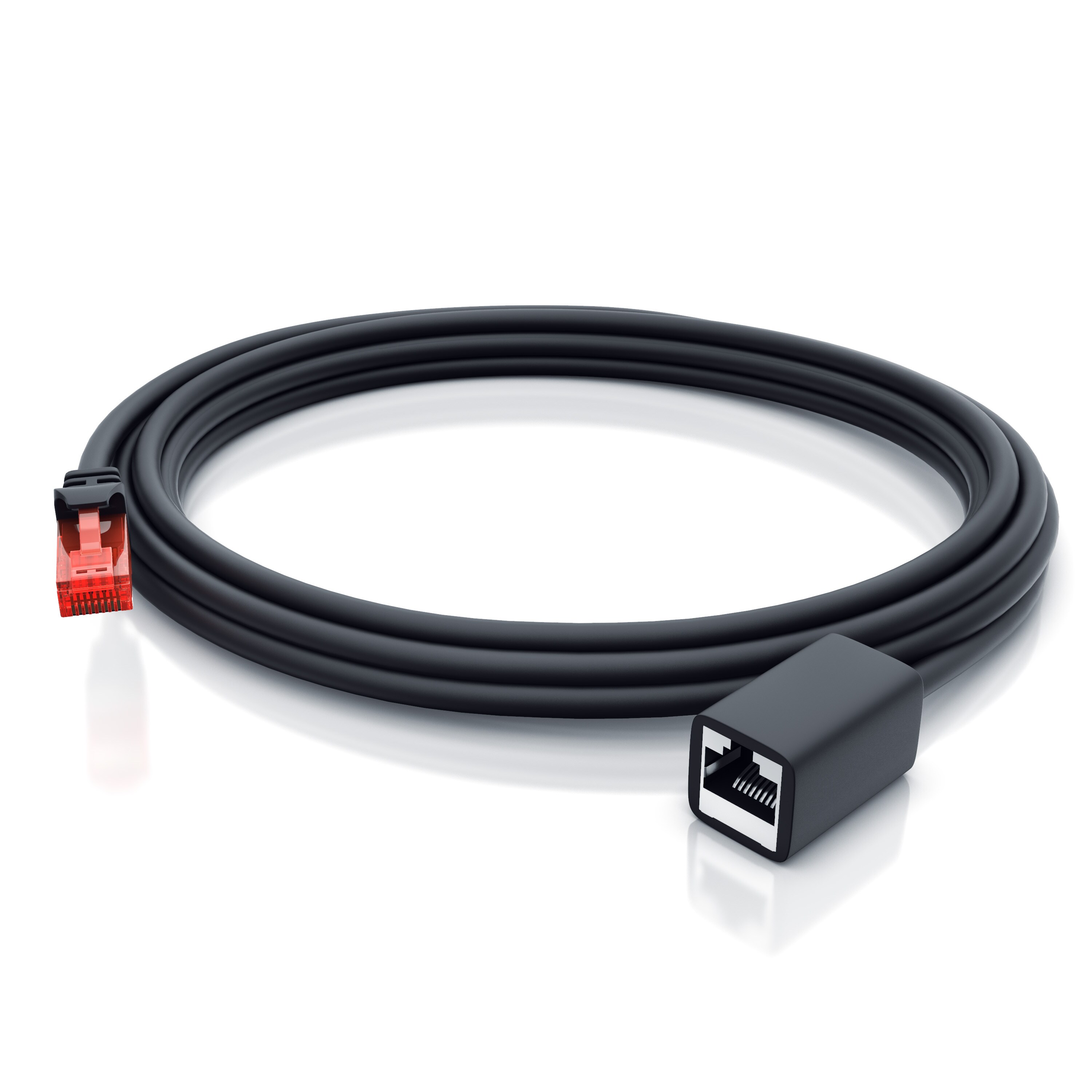CSL Patchkabel CAT 6 Verlängerungskabel - Gigabit Ethernet LAN Kabel - UTP - 1000 Mbit/s - Netzwerkkabel - 2m