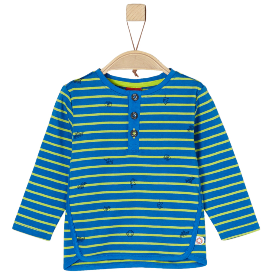 s.Oliver Boys Langarmshirt blue stripes