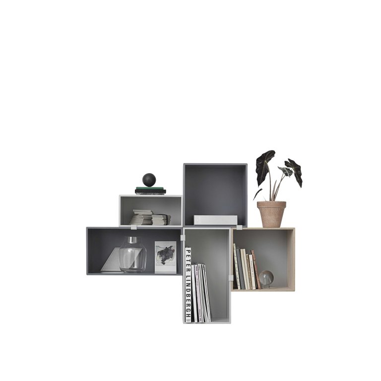 Muuto Mini Stacked 2.0 kast medium lichtgrijs