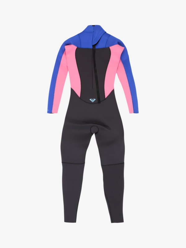 4/3mm Prologue+ Combinaison de surf back zip Bleu Fille 8-16 ans