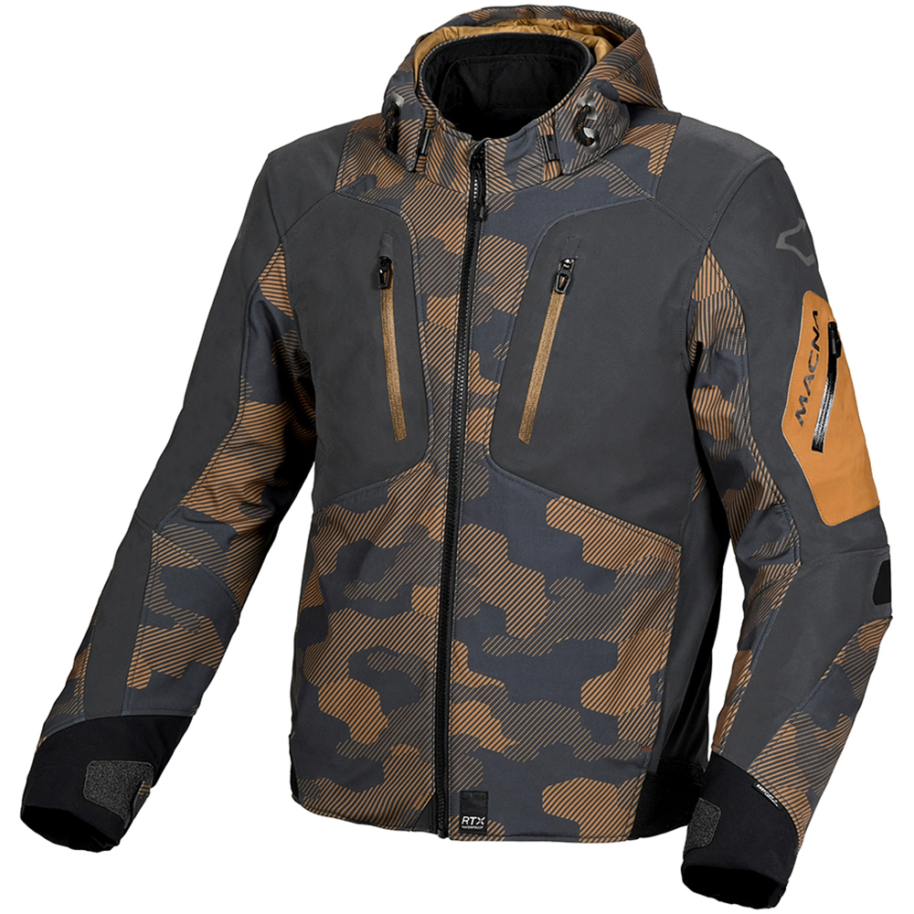 Macna - Blouson Angle Camouflage Marron / Noir