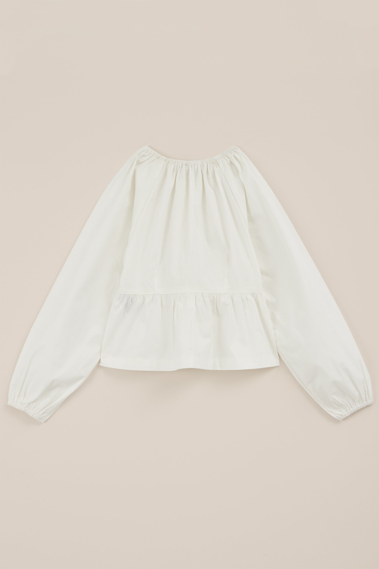 Meisjes blouse met strik WE Fashion Wit