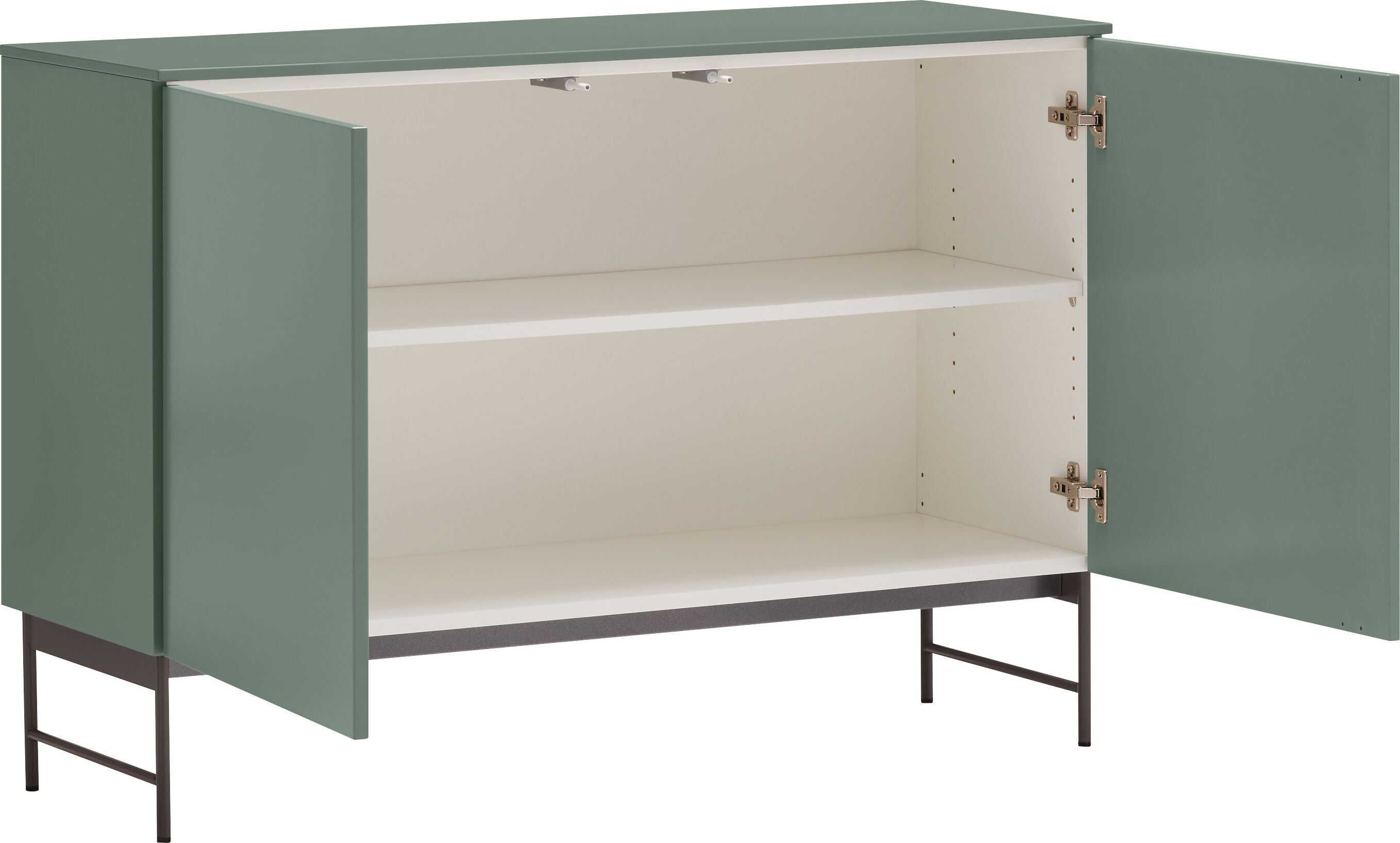 TILL Sideboard - Grün / B: 112.0 cm x T: 41.0 cm x H: 78.3 cm
