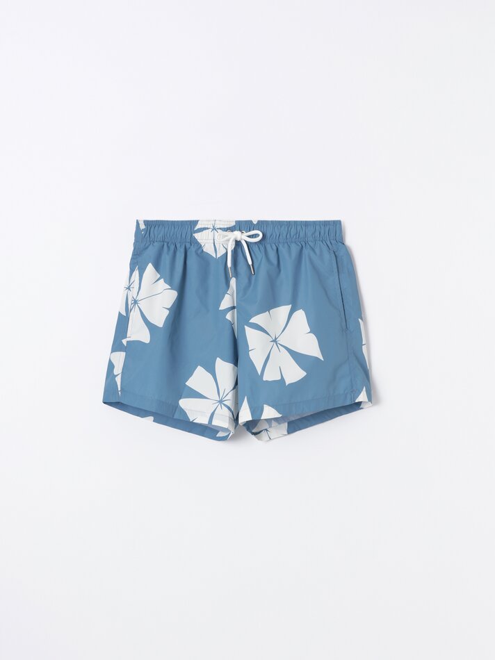 Maiô estampado - Azul Royal