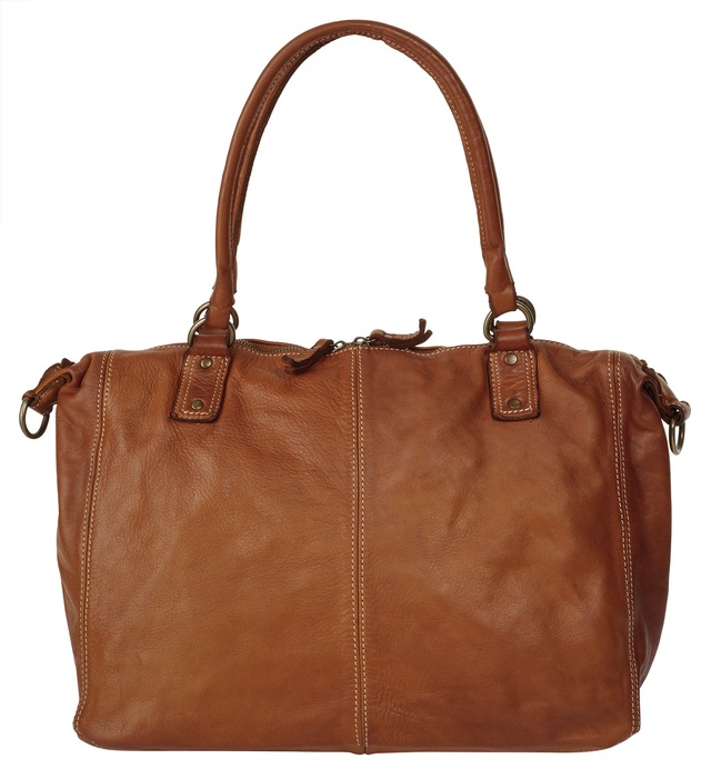 forty° Shopper echt Leder, Made in Italy