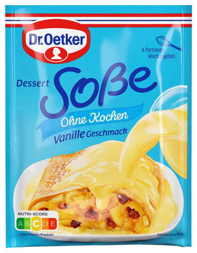 Dr. Oetker Soße ohne Kochen Vanille-Geschmack