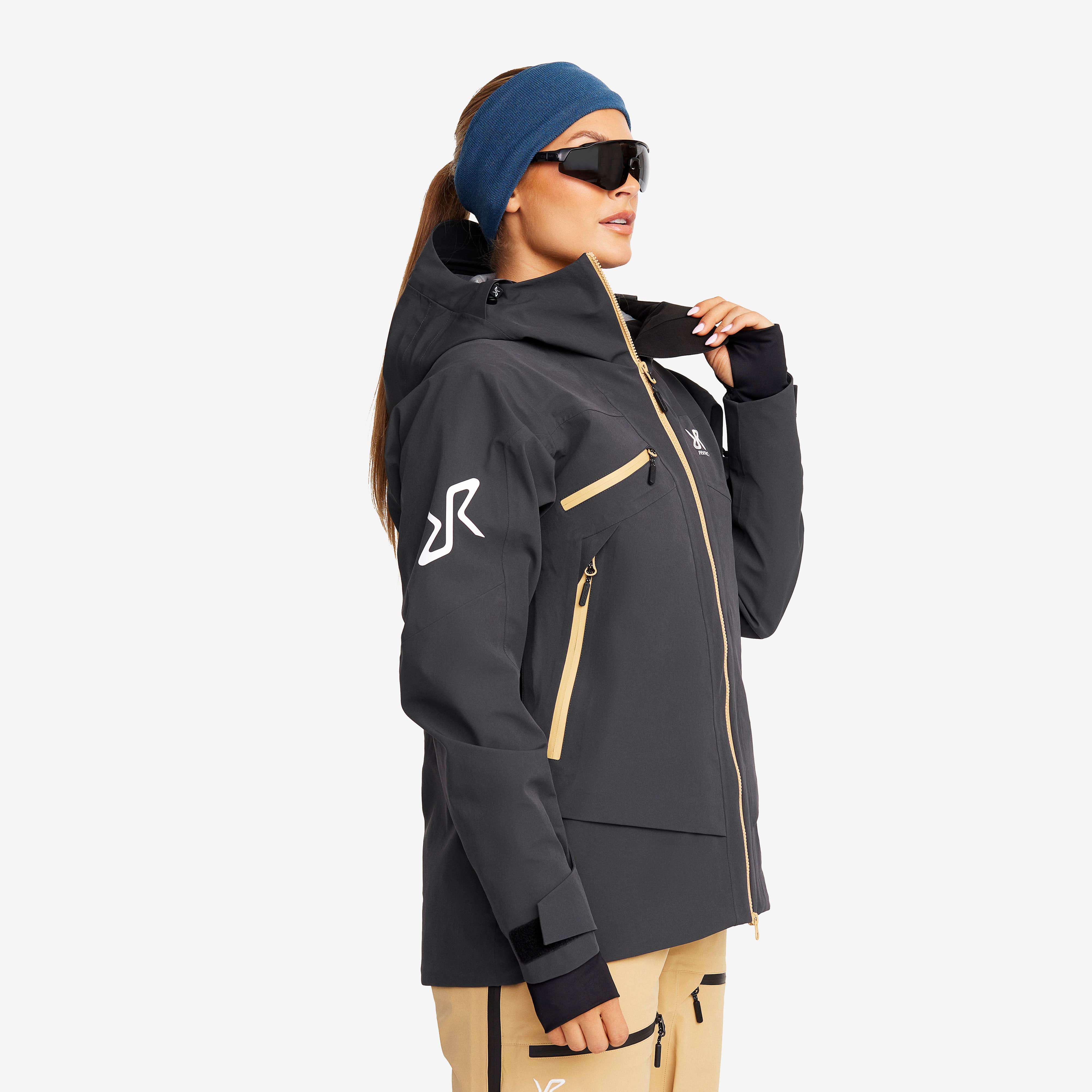 Atlas 3L Ski Jacket Dame Anthracite