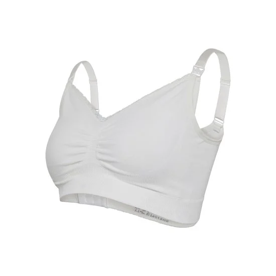 Soutien-gorge grossesse et allaitement biologique   Blanc        XL   de               Carriwell