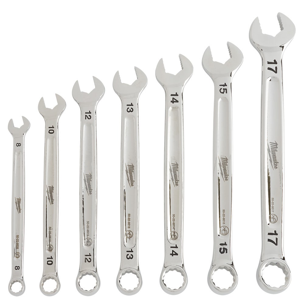 MILWAUKEE 7 Piece Metric Combination Wrench Set 48229507