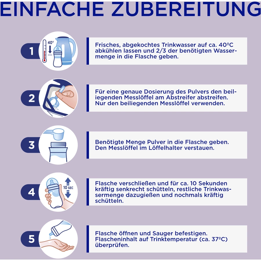 Aptamil Folgemilch HA 2 mit hydrolisiertem Eiweiß 4 x 800 g nach dem 6. Monat