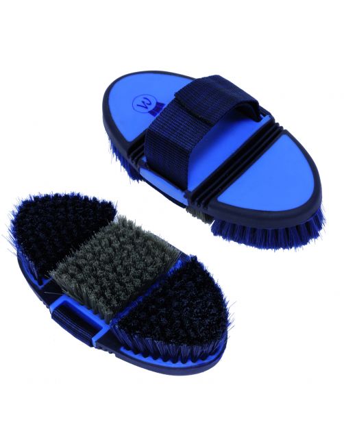 Waldhausen Borstel Zacht Flexibel - Paardenverzorging - 2.5x18 cm Blauw Zacht Flexibel