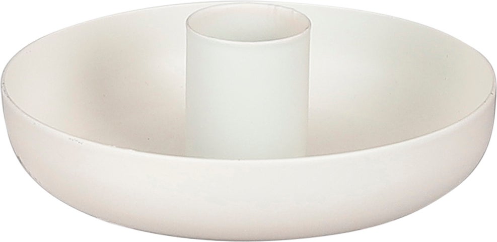 Mica Decorations kandelaar Coast wit D 9 H 2 cm