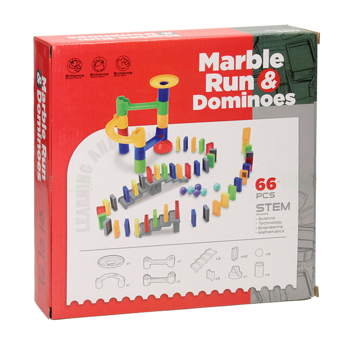Knikkerbaan met Domino, 66dlg.
