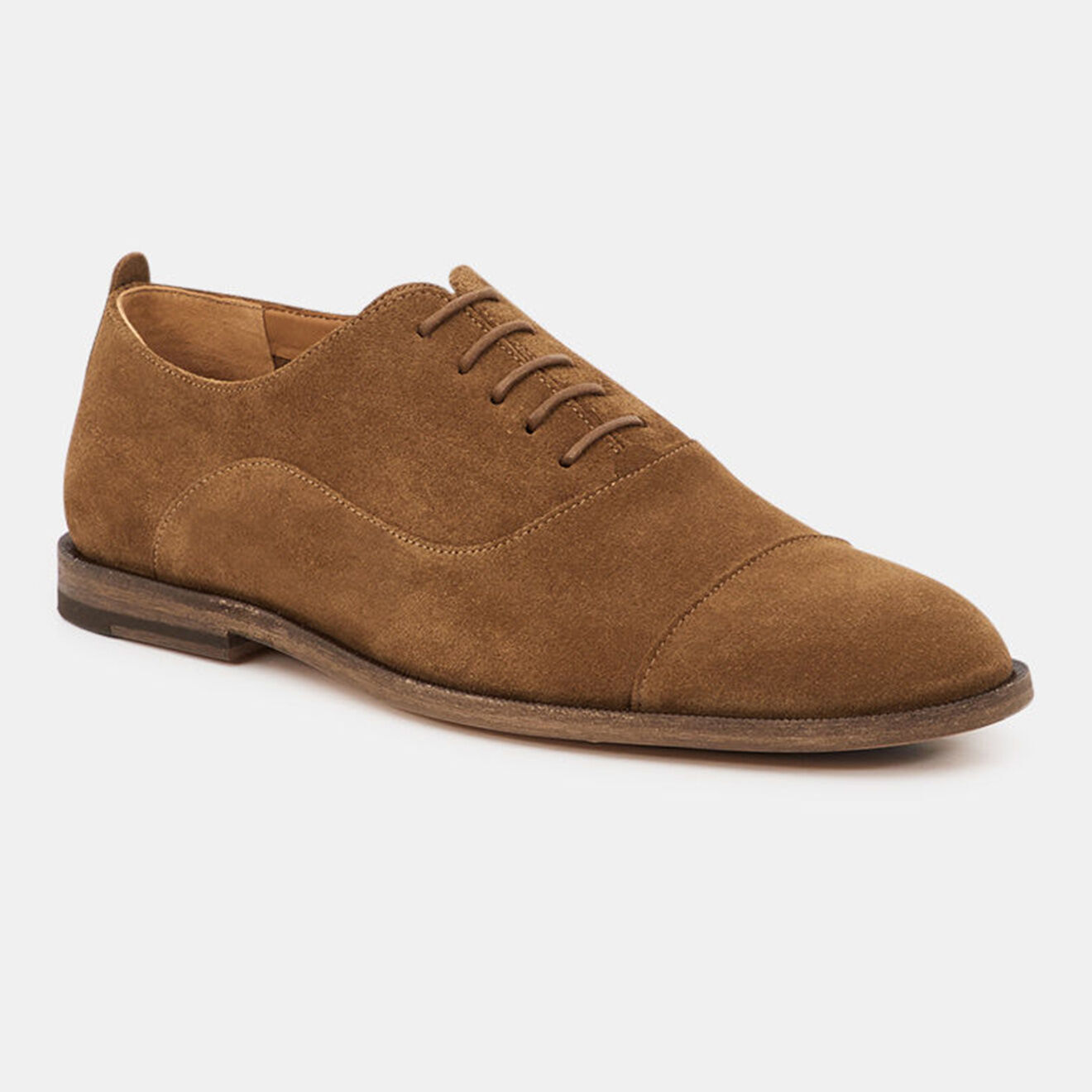 Anthology Richelieus en Velours de Cuir Perry marron
