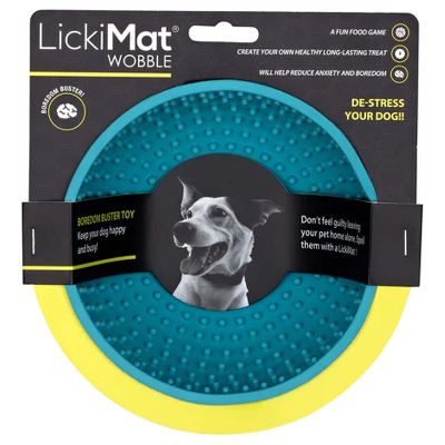 LickiMat Schleckmatte Wobble türkis 17x8cm