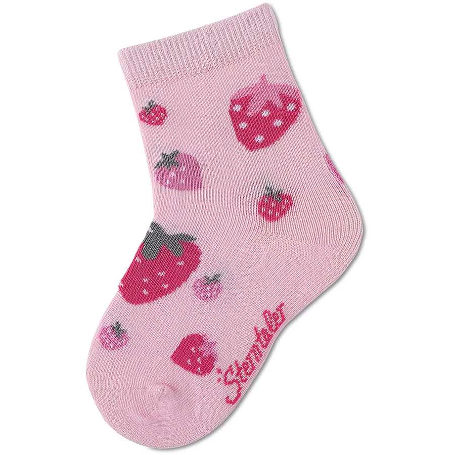 Sterntaler Baby-Söckchen 3er-Pack Blumen hellgrau