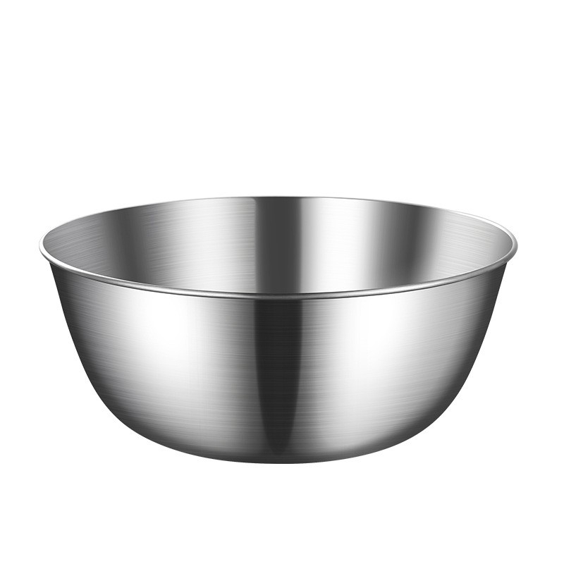 (3er Set) Universal Edelstahl Schüssel Küchen Rührschale zum Kochen / Backen - Silber