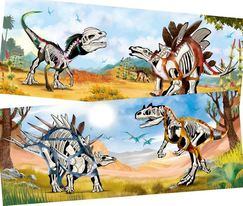 Dinosaur Klistermærkebog - Dino World - 260 Klistermærker