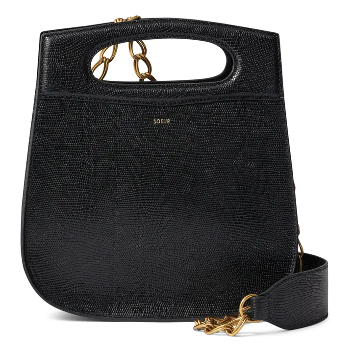 Soeur Sac Cheri Cuir de Buffle | Noir