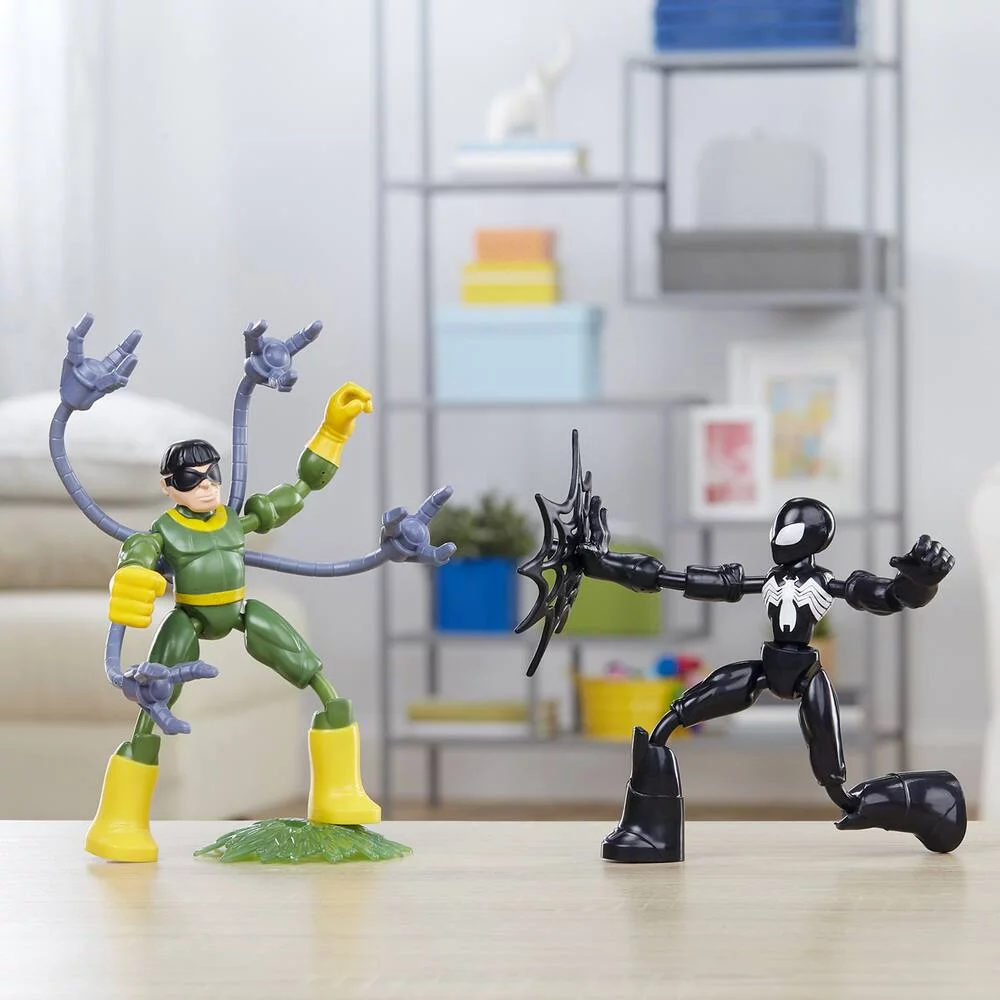 MARVEL SPIDER-MAN BEND AND FLEX - SPIDER-MAN EN COSTUME NOIR