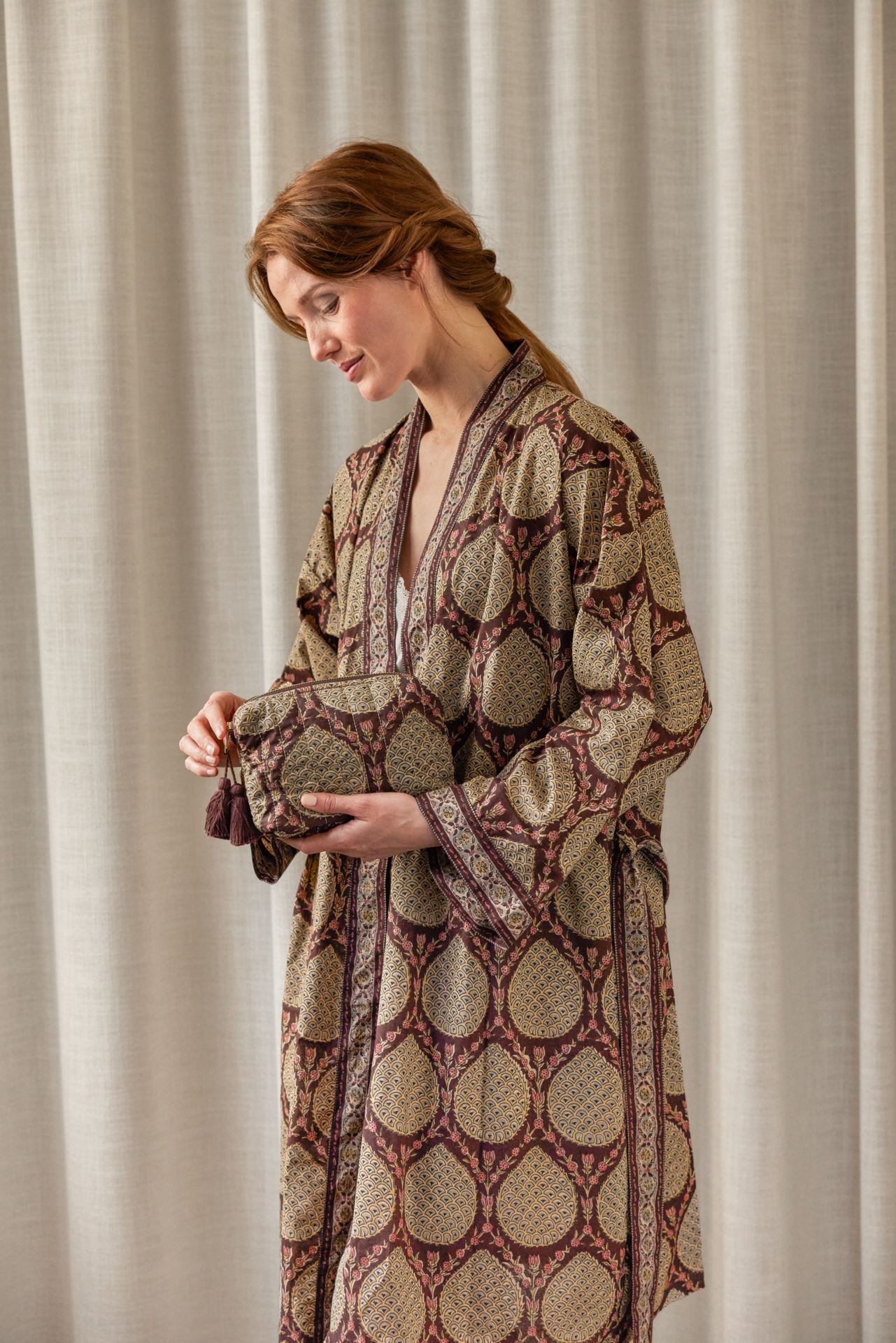 Kimono gammelrosa - one size