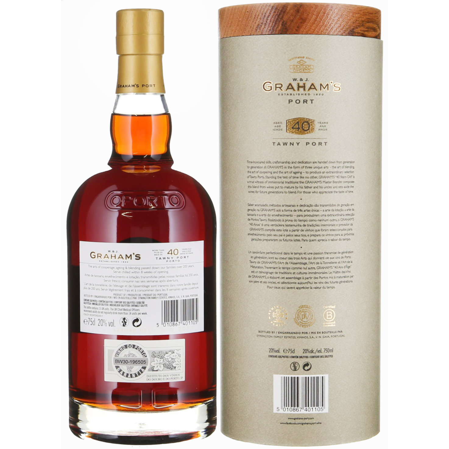 Graham's Tawny Port 40 Years Old -75cl